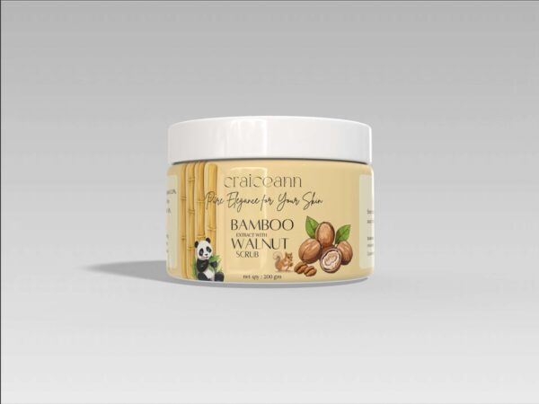 Bamboo Walnut Scrub - Craiceann.in - Image 2