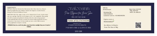 Peel Off Face Mask - Craiceann.in - Image 4