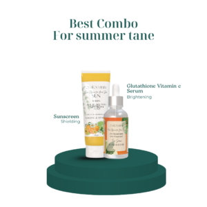 Sunscreen SPF 50++ & Glutathione Vitamin C Serum