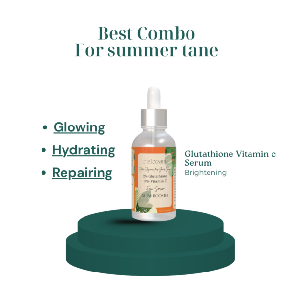Sunscreen SPF 50++ & Glutathione Vitamin C Serum - Image 2