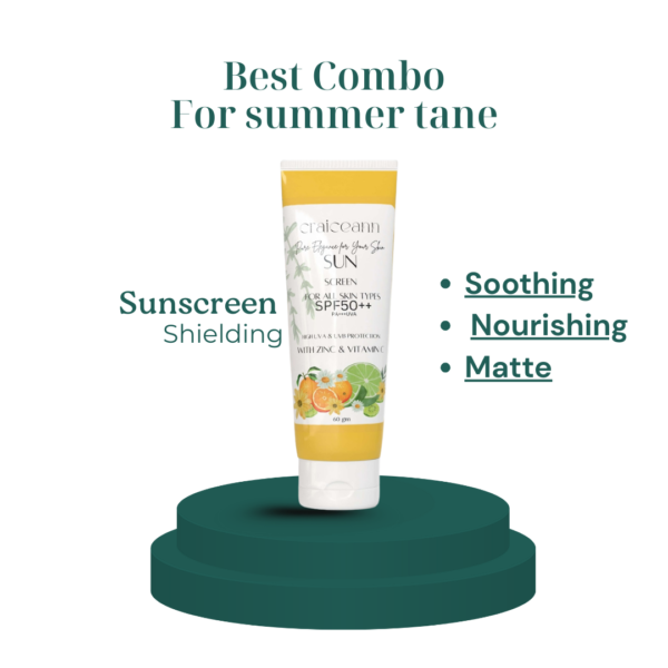 Sunscreen SPF 50++ & Glutathione Vitamin C Serum - Image 3